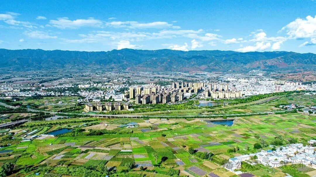 元谋县城全景